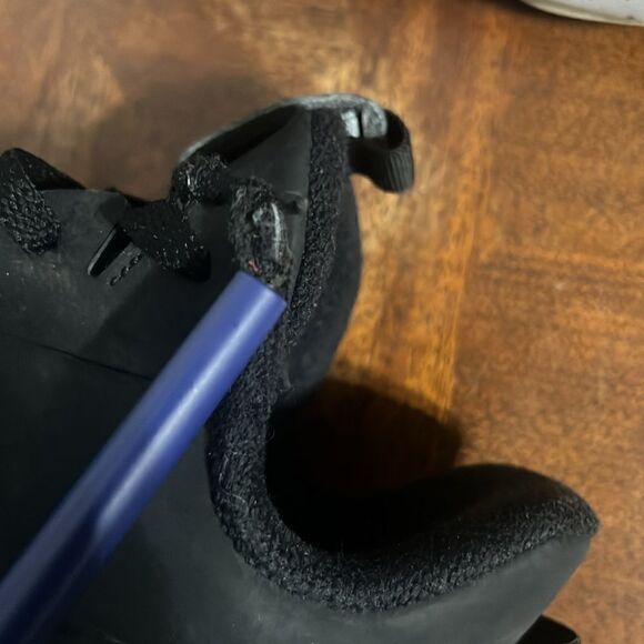 ? Nike LeBron Witness V5 Black/White Basketball Shoes LEBRON JAMES - Sz 8 - GUC main image 9